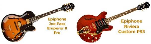 Epiphone Emperor y Riviera