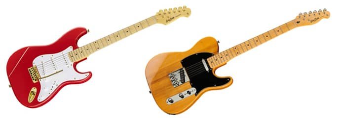 Harley Benton de Estilo Fender Stratocaster y Telecaster