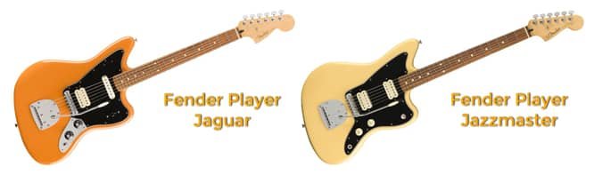 Fender Player Jaguar y Jazzmaster