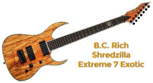BC Rich Shredzilla Extreme 7 Exotic