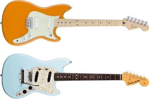 Guitarra Eléctrica Duo-Sonic vs Mustang