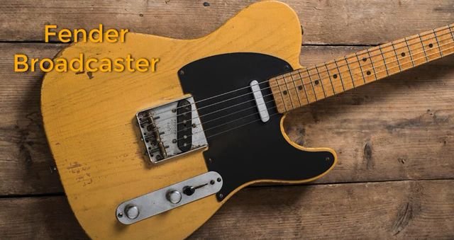 Fender Broadcaster Posteriormente Telecaster