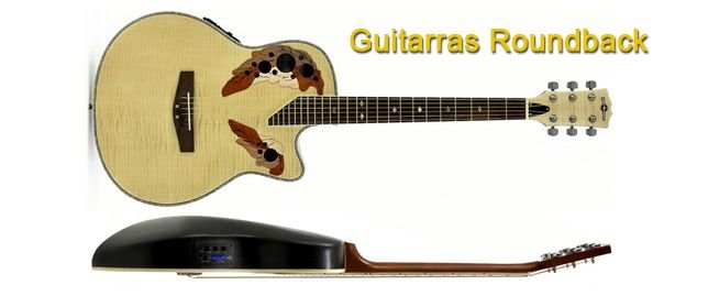 Tipos de Guitarras Electroacústicas Redondeadas Roundback
