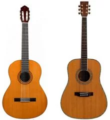 Diferencias entre Guitarra Clásica y Acústica