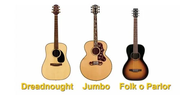 Formas y Tamaños de las Guitarras Acústicas