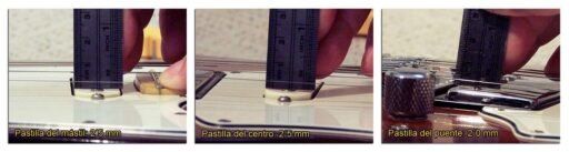 Altura de las Pastillas en una Guitarra Eléctrica HSS (Cuerda Fina)