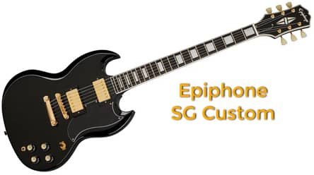 Mejores Guitarras Tipo GIBSON SG: Epiphone SG Custom