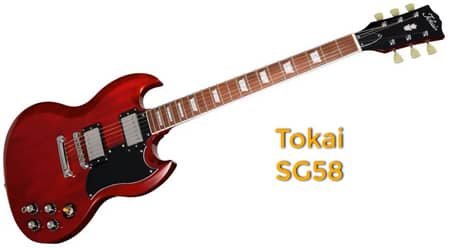 Mejores Guitarras Tipo GIBSON SG: Tokai SG58
