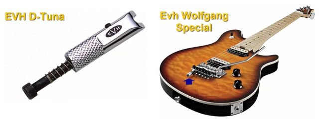 Sistema, Accesorio o Dispositivo EVH D-Tuna para Guitarra