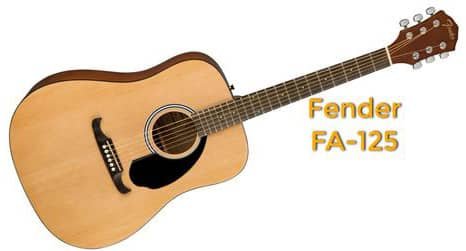 Fender FA-125 Guitarras Acústicas Baratas