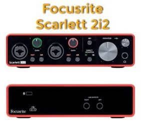 Focusrite Scarlett 2i2 Tarjeta de Sonido
