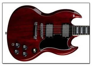 Gibson SG con golpeador peque&ntilde;o
