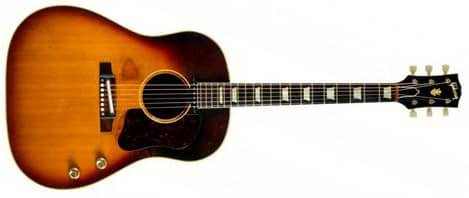 Guitarras más caras del mundo: Gibson J-160 John Lennon