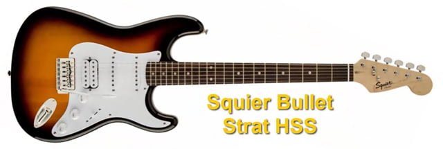 Squier Bullet Strat HSS Guitarra Eléctrica