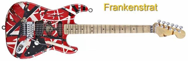 Frankenstrat Guitarra de Eddie Van Halen