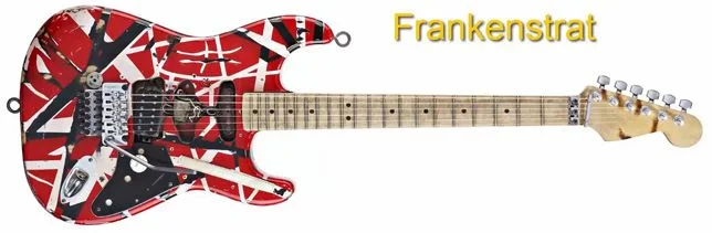 Frankenstrat Guitarra de Eddie Van Halen