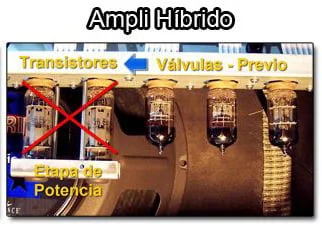 amplificador de guitarra hibrido