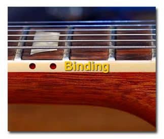 Que es el Binding de la Guitarra