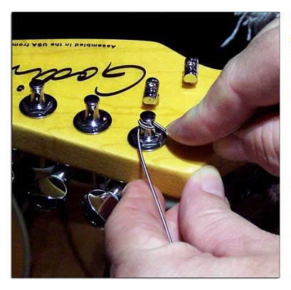 colocacion cuerdas guitarra