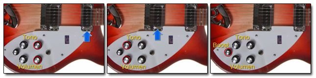 Controles de las Guitarras Rickenbacker