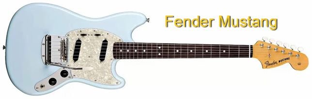 Guitarras FENDER: Mustang