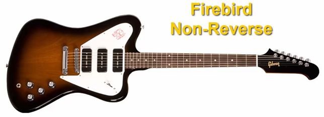 Forma de la Guitarra Gibson Firebird "non-reverse"