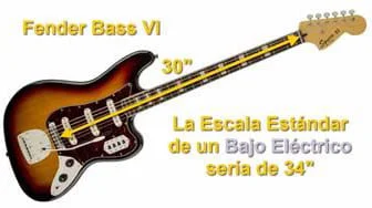 Fender Bass VI con Escala de 30 Pulgadas