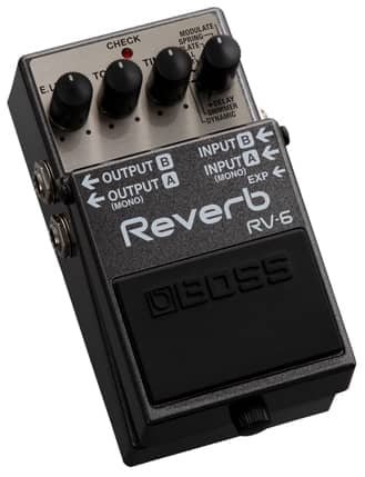 pedales para guitarra acústica: reverb