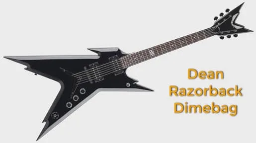Guitarras Heavy Metal: Dean Razorback Dimebag
