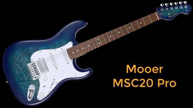 Guitarras Mooer: MSC20 Pro